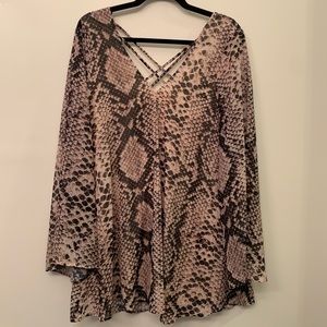 JONI FLOW SNAKE N' SHAKE DRESS